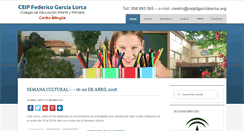 Desktop Screenshot of ceipfgarcialorca.org