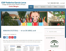 Tablet Screenshot of ceipfgarcialorca.org